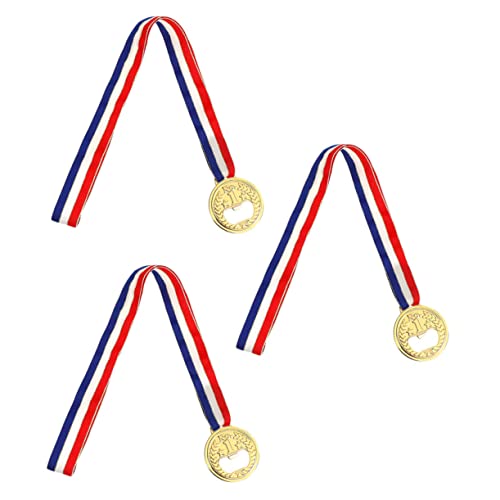 BESTonZON 3stücke Teiliges Goldmedaille Flaschenöffner Kreative Flaschenöffner Medaillenform Tragbar Für Partys Und Dekoration Für Zuhause von BESTonZON