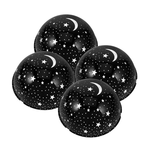BESTonZON 4 STÜCKE Teiliges PVC Projektionsfolien für LED Sternenhimmel Projektor Sichere Filmfolie mit Klarer Projektion Einfache für Schlafzimmer Wohnzimmer Kinderzimmer Partybeleuchtung von BESTonZON