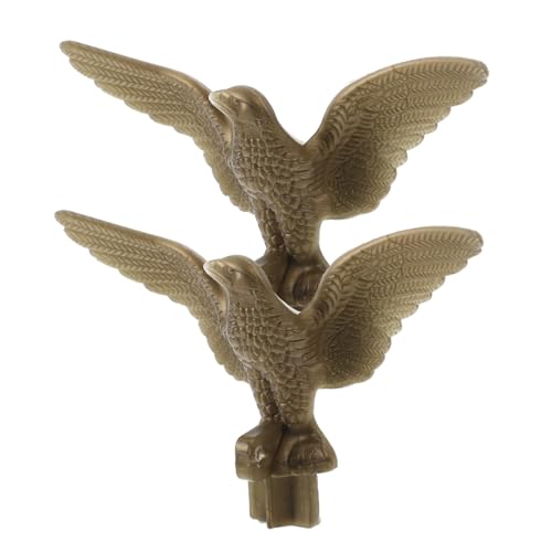 BESTonZON 4 Sätze Adler Kopf Fahnenmast Deko Garten Ornament Für Outdoor Flaggen Leicht Und Einfache Installation Schöne Garten Deko Für Fahnenmasten 2 Stück * 4 BESTonZON 4 Sätze Adler Kopf Fahnenmast Deko Garten Ornament Für Outdoor Flaggen Leicht Und Einfache Installation Schöne Garten Deko Für Fahnenmasten 2 Stück * 4 von BESTonZON