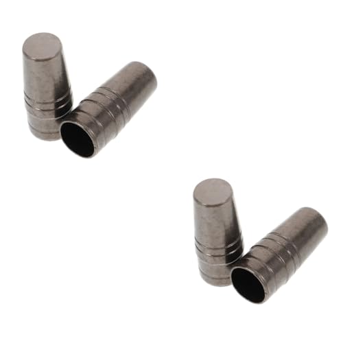 BESTonZON 4 Stck. Teiliges Metall Schirmspitzen Schutzset Langlebige Regenschirmspitzen Abdeckung Passend für Lange Stiel und Sonnenschirme Praktischer Ersatz Einfache Kratzfest und Robust von BESTonZON