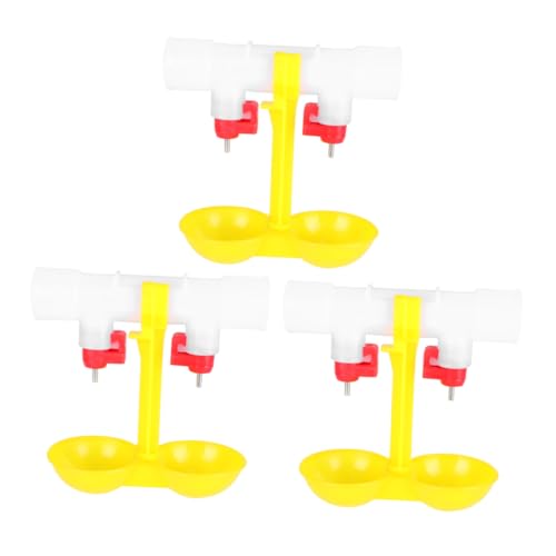 BESTonZON 4 Stück Automatische Geflügeltränke mit Kugelventil Edelstahl für Hühner Enten Tauben Wassertränke für Geflügel Bauernhof und Haustiere BESTonZON 4 Stück Automatische Geflügeltränke mit Kugelventil Edelstahl für Hühner Enten Tauben Wassertränke für Geflügel Bauernhof und Haustiere von BESTonZON