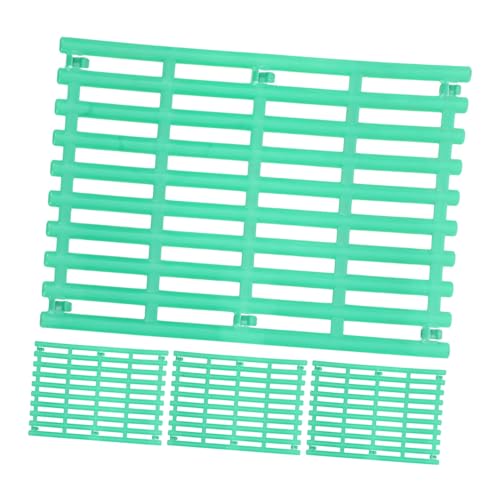 BESTonZON 4 Stück Bodenbelag Für Kaninchen Kaninchen Bodenmatte Kunststoff Kaninchenkäfigmatte Hamster Ratten Chinchilla Kissen Für Hasenkäfigmatten Hasenkäfigunterlage von BESTonZON