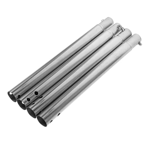 BESTonZON 4 Stück Camping Heizfuß Robustes Herdbein Camping Herdfuß Ersatzfuß Für Holzofen Verbesserter Herdständer Erhöhte Herdbeine Edelstahl Herdbeine Silberfarben BESTonZON 4 Stück Camping Heizfuß Robustes Herdbein Camping Herdfuß Ersatzfuß Für Holzofen Verbesserter Herdständer Erhöhte Herdbeine Edelstahl Herdbeine Silberfarben von BESTonZON