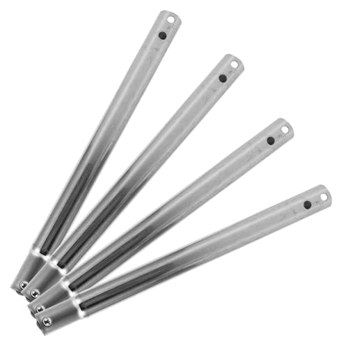 BESTonZON 4 Stück Edelstahl Verlängerungsfüße für Holzofen Stabile Erhöhte Abnehmbare Ofenbeine für Outdoor Camping und Zelt Robuste Ersatzbeine für Holzofen Reparatur von BESTonZON