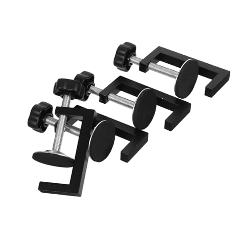 BESTonZON 4 Stück Holzklammern Möbelclips für Möbelverbindungen Verstellbare und Rutschfeste Zwingen für Sofas und Stühle Robuste Holzbefestigungen für Vielseitige Anwendungen von BESTonZON