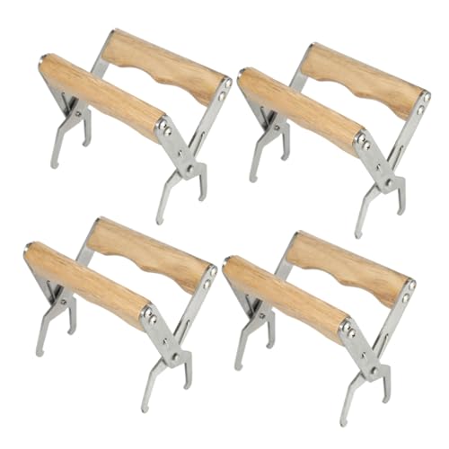 BESTonZON 4 Stück Imkerei Werkzeuge Bienenzucht -Rahmen -Lifter -Werkzeug Bienenstockgriff Imkerei-Rahmengreifer Bienenstockrahmengriff Imkerrahmengriffhalter Rostfreier Hellbraun BESTonZON 4 Stück Imkerei Werkzeuge Bienenzucht -Rahmen -Lifter -Werkzeug Bienenstockgriff Imkerei-Rahmengreifer Bienenstockrahmengriff Imkerrahmengriffhalter Rostfreier Hellbraun von BESTonZON