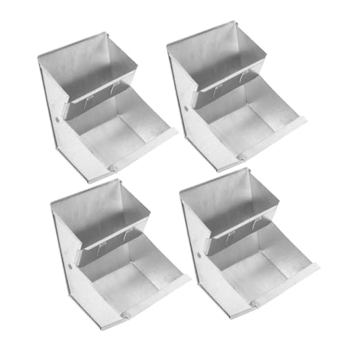 BESTonZON 4 Stück Metall Futterspender für Kleine Tiere Robuste Futterbox mit Großer Kapazität Kontrollierte Futterausgabe Langlebig aus Eisen Geeignet für Kaninchen Meerschweinchen BESTonZON 4 Stück Metall Futterspender für Kleine Tiere Robuste Futterbox mit Großer Kapazität Kontrollierte Futterausgabe Langlebig aus Eisen Geeignet für Kaninchen Meerschweinchen von BESTonZON