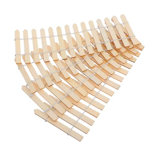 BESTonZON 4 Stück Miniature Holzzaun für Feengärten Dekorativer Gartenzaun Unbehandeltem für Kreative und Weihnachtsbaum Ornamente BESTonZON 4 Stück Miniature Holzzaun für Feengärten Dekorativer Gartenzaun Unbehandeltem für Kreative und Weihnachtsbaum Ornamente von BESTonZON