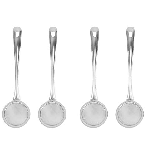 BESTonZON 4 Stück Sieb Aus Edelstahl Milchsieb Skimmer Schaufel Mesh-sieb Küche Fritteuse Schaumlöffel Kochlöffel Braten Mehlsieb Sieb Metallsieb Filtersieb Edelstahldraht Rostfreier Stahl BESTonZON 4 Stück Sieb Aus Edelstahl Milchsieb Skimmer Schaufel Mesh-sieb Küche Fritteuse Schaumlöffel Kochlöffel Braten Mehlsieb Sieb Metallsieb Filtersieb Edelstahldraht Rostfreier Stahl von BESTonZON
