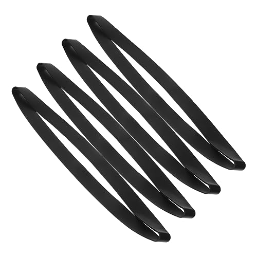 BESTonZON 4 Stück Strandkorbgurte schwimmen Handtuchclips Poolsessel Handtücher Badetuch Handtuchband Handtuchbänder Elastizität Strandstuhl Silikonband Mülleimer Zubehör von BESTonZON