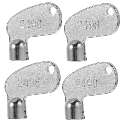 BESTonZON 4 Stück Teiliges Baumaschinen Zündschlüssel Wetterfest Langlebig Präzise Gefertigt für Bagger und Schwere Geräte zur Sicheren Maschinenzündung von BESTonZON