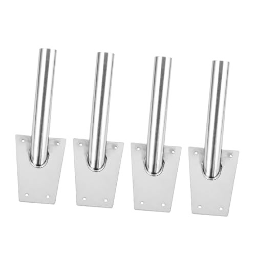 BESTonZON 4stücke Fahnenmasthalterung Aus Edelstahl Für Außenbereich Am Haus Abgewinkelter Wandhalter Für Fahnenmast Stabile Flaggenhalterung Für Wind Einfacher Austausch Von Flaggen von BESTonZON