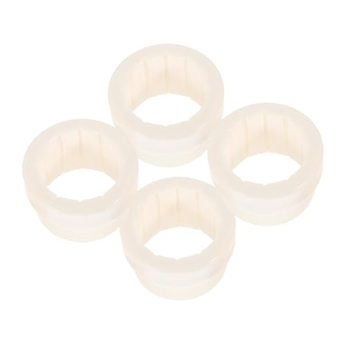 BESTonZON 4 Stück Teiliges Pool-Sonnenschirm-stabilisator- Gewindeadapter für Schirmstangen Wetterfester Outdoor-Schutz Abnehmbar und Vielseitig für Terrasse Pool Strand Geeignet Weiß von BESTonZON