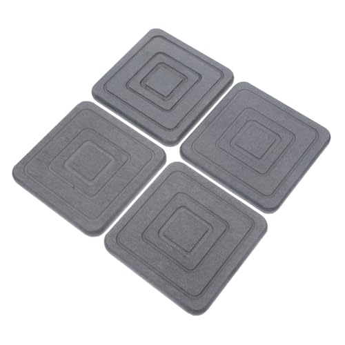 BESTonZON 4 Stück Teiliges Saugfähiges Diatomit Blumentopfuntersetzer rutschfeste Schnell Trocknende Matte für Badezimmer und Küchenarbeitsplatten Feuchtigkeitsabsorbierend Dunkelgrau BESTonZON 4 Stück Teiliges Saugfähiges Diatomit Blumentopfuntersetzer rutschfeste Schnell Trocknende Matte für Badezimmer und Küchenarbeitsplatten Feuchtigkeitsabsorbierend Dunkelgrau von BESTonZON