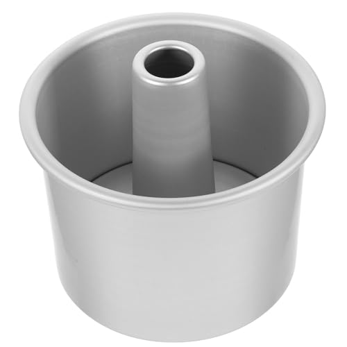 BESTonZON 4-Zoll-Kuchenform Aus Aluminium Mit Abnehmbarem Boden Antihaftbeschichtete Kuchenformen Zum Backen Chiffon-Kuchenform Einteiliges Und Hohles Design Leicht Zu Lösen Und Zu Reinigen von BESTonZON
