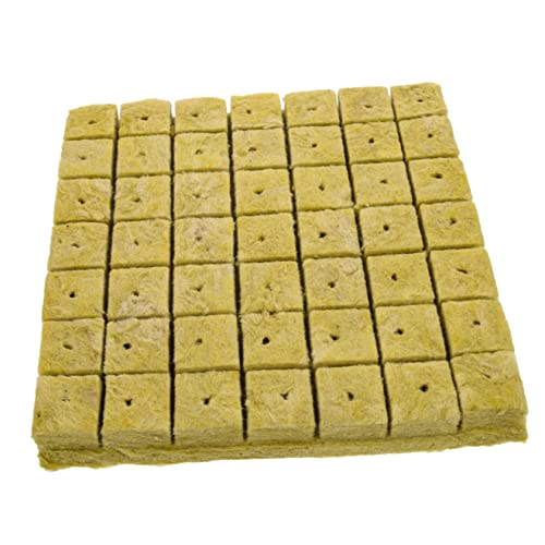BESTonZON 49 Stück Samensubstrat Würfel wachsen mittel wachsen Hydroponik wächst Baumschulblöcke Anstaatswürfel anbauen hydroponische Würfel Anbau Gärtnerei Block Steinwolle von BESTonZON