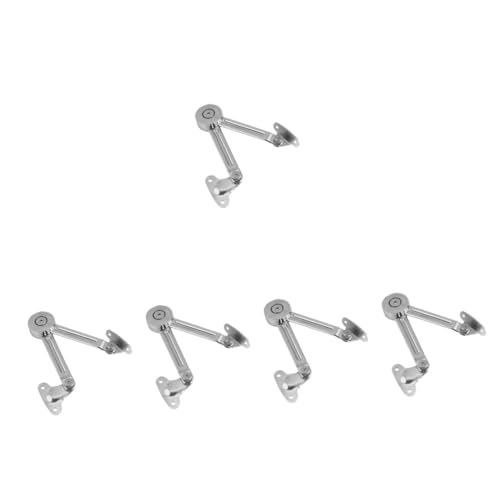 BESTonZON 5 Sätze Verstellbare Metallstütze für Klappdeckel Scharnier für Gartenmöbel Langlebige Halterung für Schranktüren für Flexible Anwendung und Einfache Installation BESTonZON 5 Sätze Verstellbare Metallstütze für Klappdeckel Scharnier für Gartenmöbel Langlebige Halterung für Schranktüren für Flexible Anwendung und Einfache Installation von BESTonZON