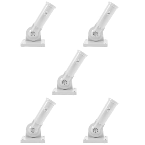 BESTonZON 5 Stück Einstellbare Fahnenmast Halterung für Wandmontage Robuste Aluminium Fahnenstange mit Verstellbarkeit für Innenräume und Außenbereiche Vielseitig Einsetzbar für und BESTonZON 5 Stück Einstellbare Fahnenmast Halterung für Wandmontage Robuste Aluminium Fahnenstange mit Verstellbarkeit für Innenräume und Außenbereiche Vielseitig Einsetzbar für und von BESTonZON