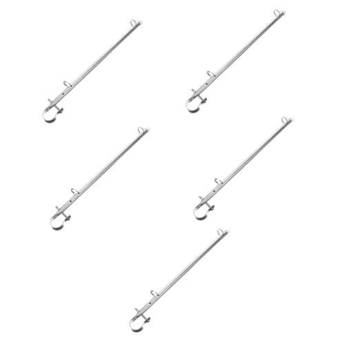 BESTonZON 5 Stück Flagpole Robuster Fahnenmast für Boote und Yachten für Außenbereich Einfach zu Montieren Vielseitig Einsetzbar Korrosionsbeständig BESTonZON 5 Stück Flagpole Robuster Fahnenmast für Boote und Yachten für Außenbereich Einfach zu Montieren Vielseitig Einsetzbar Korrosionsbeständig von BESTonZON