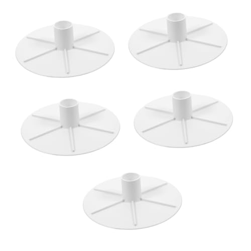 BESTonZON 5 Stück Pool Skimmer Platte Einfach zu Installierender Vakuumadapter für Effiziente Poolreinigung Weißes Design Passend für Pentair Langlebig und Zuverlässig BESTonZON 5 Stück Pool Skimmer Platte Einfach zu Installierender Vakuumadapter für Effiziente Poolreinigung Weißes Design Passend für Pentair Langlebig und Zuverlässig von BESTonZON