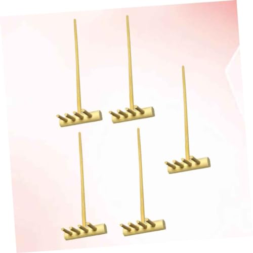 BESTonZON 5 Stück Teiliges Bambus Mini Sandrechen Zähnen Handliche Desktop Dekoration für Zen Garten Meditative Sandglättung Nachhaltiges Naturmaterial für Büro und Zuhause BESTonZON 5 Stück Teiliges Bambus Mini Sandrechen Zähnen Handliche Desktop Dekoration für Zen Garten Meditative Sandglättung Nachhaltiges Naturmaterial für Büro und Zuhause von BESTonZON