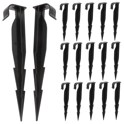 BESTonZON 50 Stück Bewässerungsschlauch Befestigungsanker mit Erdanker für Gartenschlauch und Tropfrohr Stabiler Halter für Bewässerungssysteme Einfache Vielseitig Einsetzbar von BESTonZON