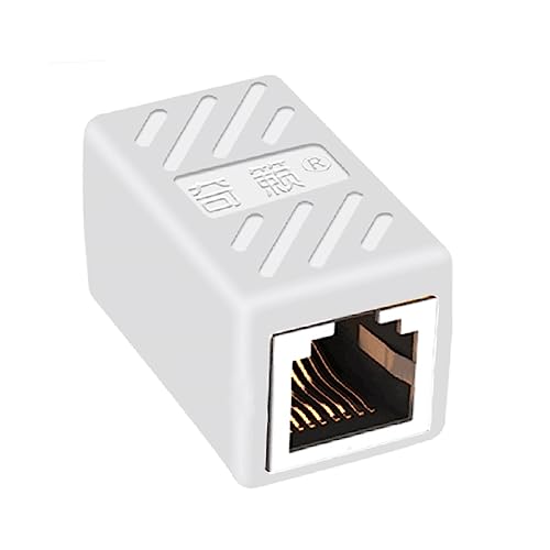 BESTonZON 5stücke Ethernet Kupplung Geschirmt Weiblich Zu Weiblich In-line Verbinder Zur Verlängerung Von Netzwerkkabeln in Weiß BESTonZON 5stücke Ethernet Kupplung Geschirmt Weiblich Zu Weiblich In-line Verbinder Zur Verlängerung Von Netzwerkkabeln in Weiß von BESTonZON