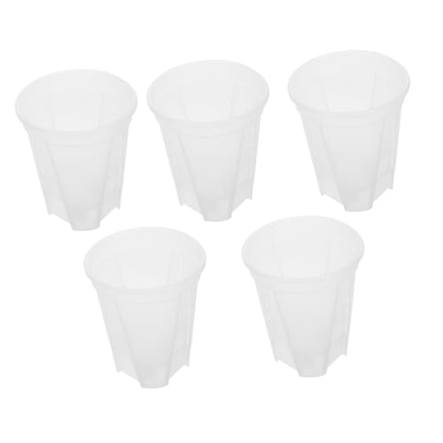 BESTonZON 5stücke Selbstbewässernder Pflanztopf Automatische Wasser-absorbieren Blumentopf Selbstbewässernder Orchideen Topf Für Zimmerpflanzen von BESTonZON