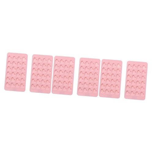 BESTonZON 6stücke Herz Silikonform Für Fondant Schokolade Kuchen Und Süßigkeiten Backzubehör Für Kreative Desserts Und Bastelarbeiten Der Küche von BESTonZON