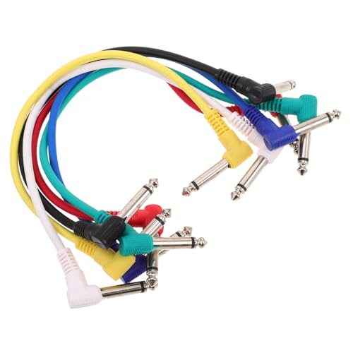 BESTonZON 6 Stück E Gitarrenkabel Gitarreneffektkabel Gitarrenkabel Rauschunterdrückung Gitarrenverstärkerkabel Pedalanschlusskabel E Gitarrenverstärkerkabel BESTonZON 6 Stück E Gitarrenkabel Gitarreneffektkabel Gitarrenkabel Rauschunterdrückung Gitarrenverstärkerkabel Pedalanschlusskabel E Gitarrenverstärkerkabel von BESTonZON