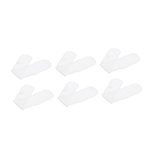 BESTonZON 6 Stück Teiliges Neugeborenen Bauchband aus Baumwolle Atmungsaktiv Hautfreundlich Schützt Nabelschnurverletzung Fördert Heilung Leichter Schutz für Junge Mädchen Weiß von BESTonZON