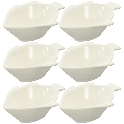 BESTonZON 6st Keramikschale in Fischform Gerichte Untertassen Sauce Gericht Dipschalen Aus Keramik Beilagen Zum Snack Mini-vorspeisenteller Beilagenschalen Platten Japan Weiß Kartoffelchips BESTonZON 6st Keramikschale in Fischform Gerichte Untertassen Sauce Gericht Dipschalen Aus Keramik Beilagen Zum Snack Mini-vorspeisenteller Beilagenschalen Platten Japan Weiß Kartoffelchips von BESTonZON