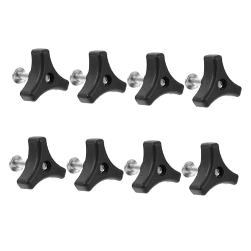 BESTonZON 8 Stück Teiliges Dreieckgriff Schrauben Rasenmäher Handgriff Ersatzteile Ergonomisch Komfortabel Kompatibel für Gartenpflege und Reparatur von BESTonZON
