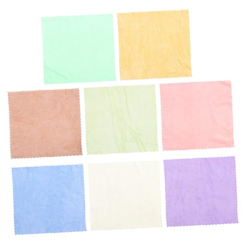 BESTonZON 8 Stück Teiliges Meerschweinchen Badehandtuch aus Weichem Korallfleece Saugfähig Atmungsaktiv und Schnell Trocknend als Käfigeinlage und Kuscheldecke für Kleine Nagetiere von BESTonZON