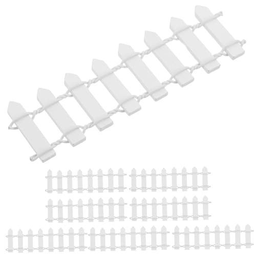 BESTonZON 8 Stück Teiliges Miniatur Holzzaun Flexible Holzlatten Einfache Dekorativer Zaun für Puppenhaus Mikrolandschaft Blumentopf Bonsai Diy Gartendekoration BESTonZON 8 Stück Teiliges Miniatur Holzzaun Flexible Holzlatten Einfache Dekorativer Zaun für Puppenhaus Mikrolandschaft Blumentopf Bonsai Diy Gartendekoration von BESTonZON