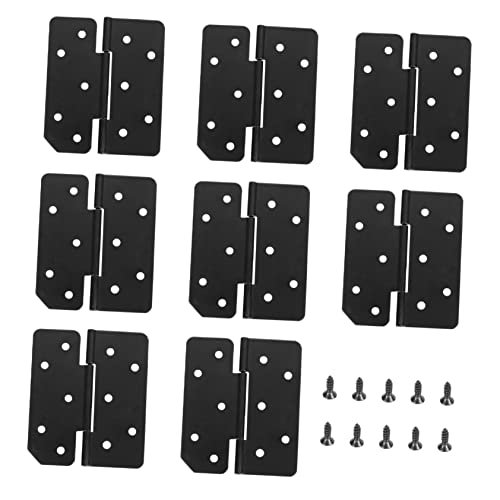 BESTonZON Modernes Einfaches Schwarzes Unregelmäßiges Scharnier 8 Stück Klapptisch-stützscharniere für Eisenmöbel-werkzeuge von BESTonZON