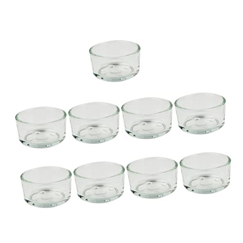 BESTonZON 9 Stück Teiliges Reptilien Wassernapf aus Bruchfestem Glas Transparente Futterschale für Schildkröten Echsen Schlangen im Terrarium Robust und Klar Sichtbar BESTonZON 9 Stück Teiliges Reptilien Wassernapf aus Bruchfestem Glas Transparente Futterschale für Schildkröten Echsen Schlangen im Terrarium Robust und Klar Sichtbar von BESTonZON