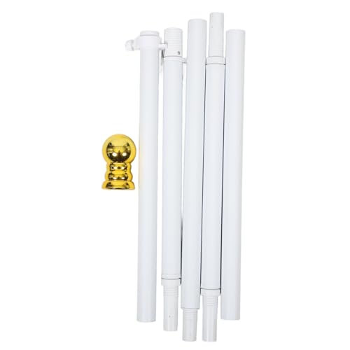 BESTonZON Aluminium Legierung Fahnenmast mit Segmenten und Rotationsfunktion Robuster Flaggenhalter für Garten Balkon und Outdoor Anwendungen Rostfrei und Langlebig BESTonZON Aluminium Legierung Fahnenmast mit Segmenten und Rotationsfunktion Robuster Flaggenhalter für Garten Balkon und Outdoor Anwendungen Rostfrei und Langlebig von BESTonZON