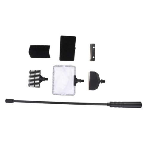 BESTonZON Aquarium Reinigungsset mit Fischnetz Kiesrechen Bürste und Antirutschgriff Vielseitiges Werkzeug zur Effektiven Entfernung von Algen und Schmutz für Schonende Fischpflege und BESTonZON Aquarium Reinigungsset mit Fischnetz Kiesrechen Bürste und Antirutschgriff Vielseitiges Werkzeug zur Effektiven Entfernung von Algen und Schmutz für Schonende Fischpflege und von BESTonZON