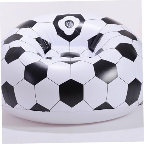 BESTonZON Aufblasbares Air Sofa Fußball Design Tragbarer Aufblasbarer Sitz Leichtes PVC Camping Outdoor Strandstuhl Faltbar Für Reisen Erholung Geschenk BESTonZON Aufblasbares Air Sofa Fußball Design Tragbarer Aufblasbarer Sitz Leichtes PVC Camping Outdoor Strandstuhl Faltbar Für Reisen Erholung Geschenk von BESTonZON