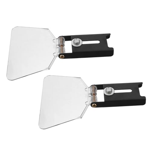 BESTonZON Augenschutz Für Werkbank Edelstahl Schutzschild Für Tischschleifer Transparentes Augenschutzwerkzeug Mit Einfacher Installation Und Umfassendem Schutz von BESTonZON