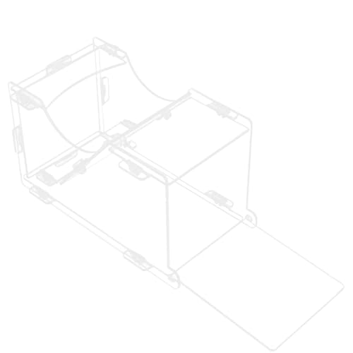 BESTonZON Automatischer Futterspender für Kleintiere Langlebig und Bruchsicher Transparentes Design Leicht zu Reinigen und Zusammenzubauen für Hamster Meerschweinchen und Kleine Haustiere von BESTonZON