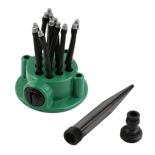 BESTonZON Automatischer Gartensprenger Bewässerungsdüse Langlebig Vielseitig für Blumen Wasserersparnis Gartenbewässerungssystem mit von BESTonZON