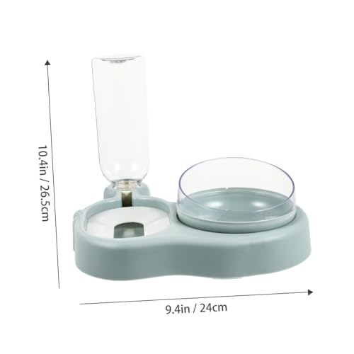 BESTonZON Automatischer Haustier Trinknapf und Wasserdichtes Kippsicheres Design Geeignet für Kleine Hunde und Katzen Leicht zu Reinigen Kompakt und Tragbar Verhindert Fell und Hält Wasser von BESTonZON