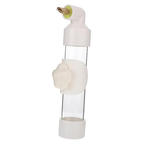 BESTonZON Automatischer PVC Vogel Wasserspender für Käfig Stabiler Abnehmbarer Trinkhalter für Papageien Wellensittiche und Kleine bis Große Vögel Installieren Langlebig und von BESTonZON