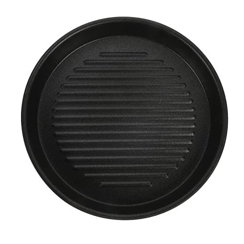 BESTonZON BBQ Grillplatte Antihaft Grillpfanne Aluminium Grillkorb Runde Grillschale Bratpfanne Grillaufsatz Backblech BBQ Grill Pan f¨¹r Gasgrill Ofen Outdoor Camping Picknick von BESTonZON