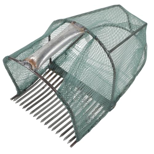 BESTonZON Berry Picker aus Edelstahl mit Zähnen Ergonomischer Griff Robuster Blaubeer Ernteschaufel Praktisches Beerenpflücker Werkzeug für Blaubeeren und Andere Früchte im Blaubeergarten von BESTonZON