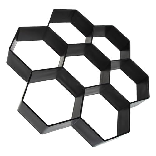 BESTonZON Betonpflasterform Garten Gehweg DIY Pflastersteine Trittsteine Leichtes Gießen für Terrasse Gartenwege und Hofgestaltung von BESTonZON