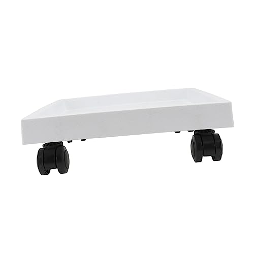 BESTonZON Beweglicher Pflanzenuntersetzer mit Universalrollen Quadratisches Rollbrett Robustes Pflanzentopf Untersetzer Tablett für Innen und Außen Praktischer Pflanzentopf von BESTonZON