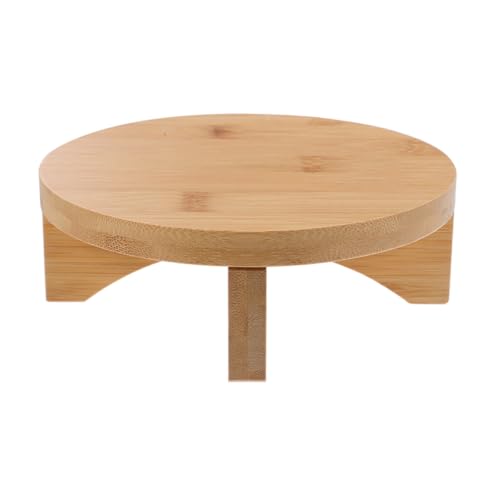 BESTonZON Blumenständer Rund Stabiler Pflanzentopf Sockel Vielseitiger Desktop Pflanzenhalter für Kerzen Vasen Kleine Dekorationen Tisch Deko Wohnzimmer Büro von BESTonZON